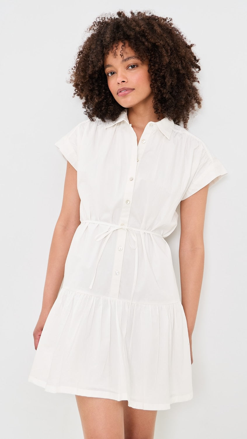 Evaline Dress in White