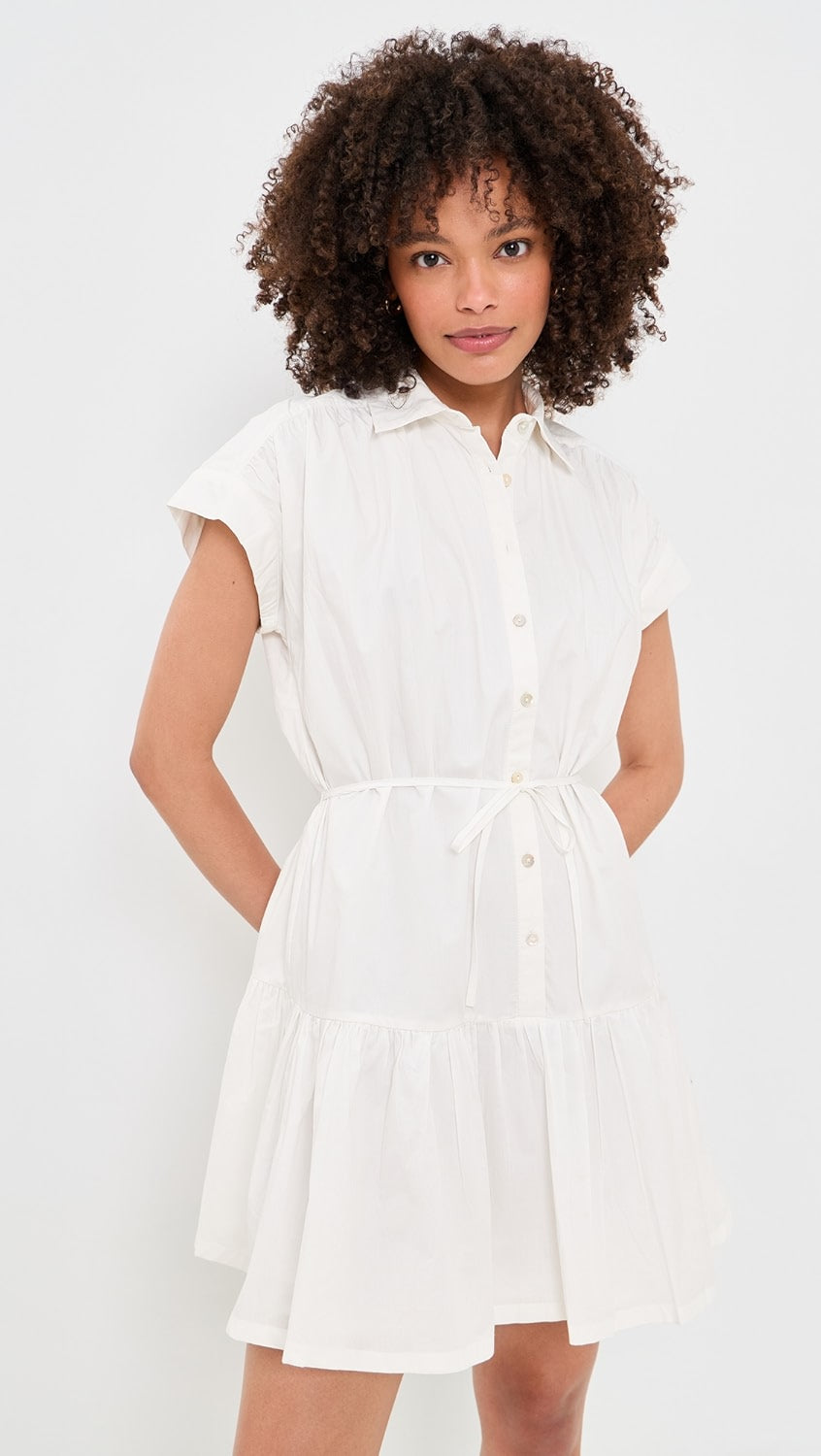 Evaline Dress in White