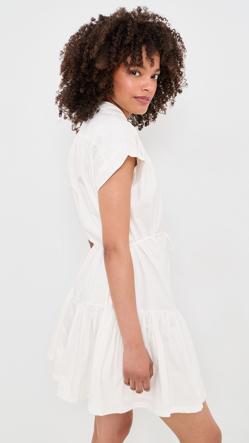 Evaline Dress in White