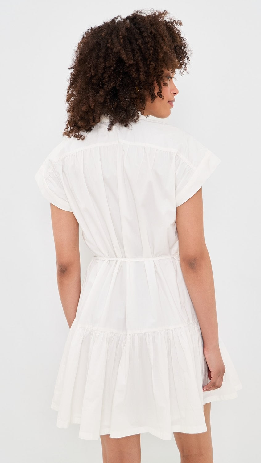 Evaline Dress in White