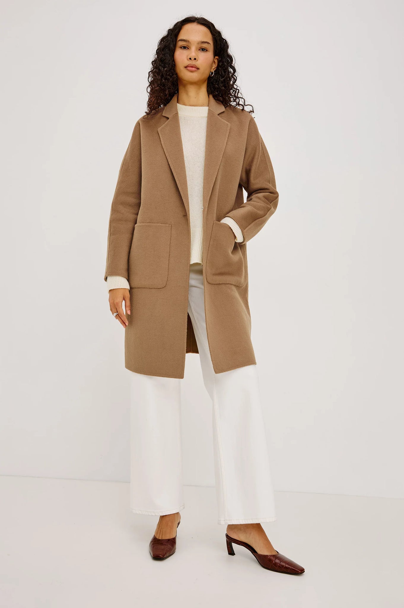 Everest Coat in Camel