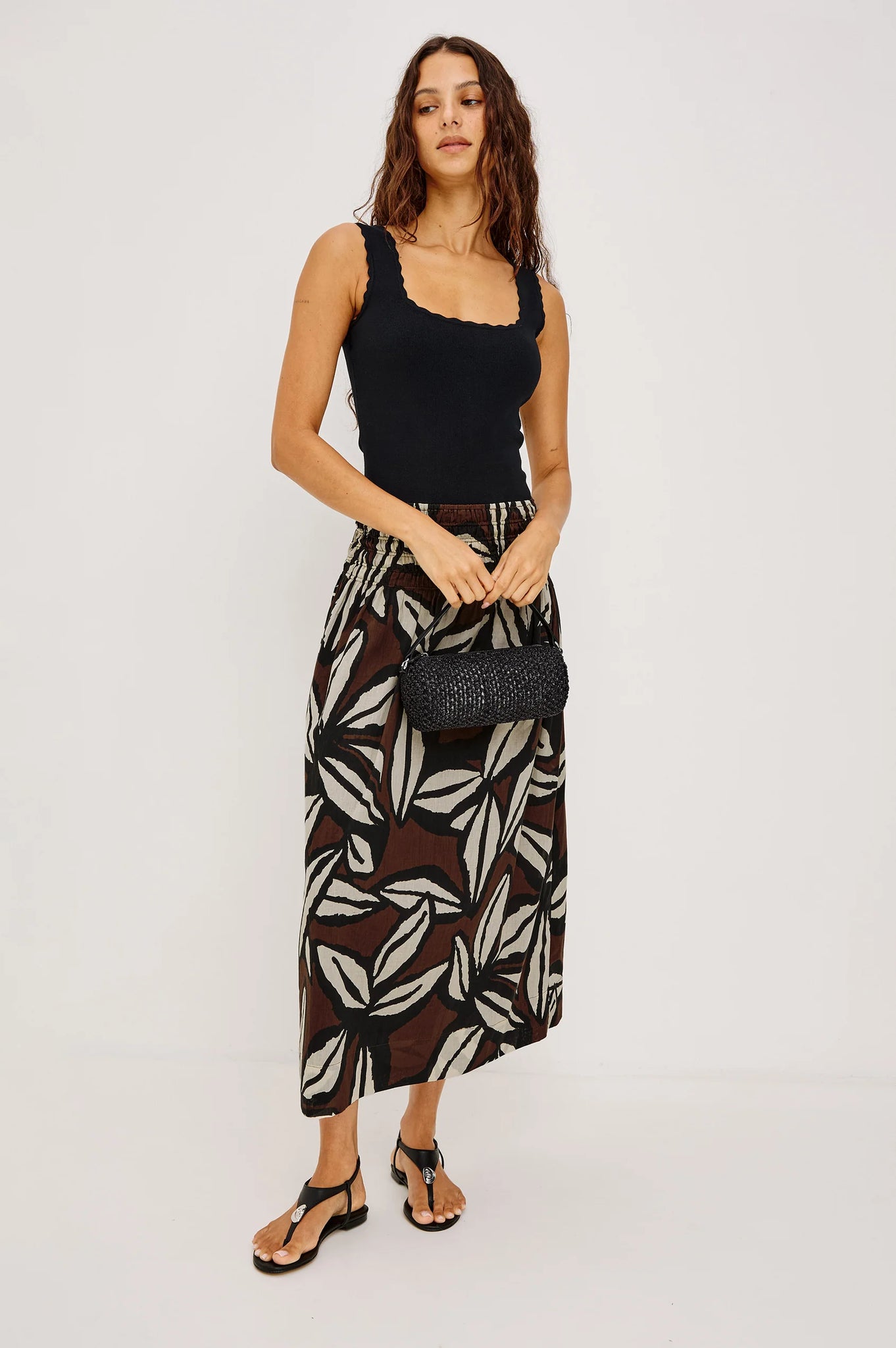 Flore Tank in Black