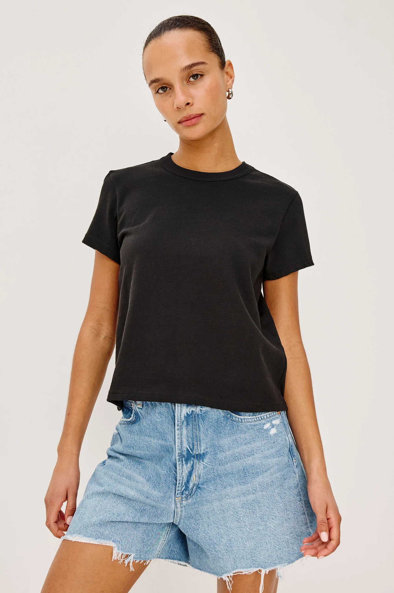Girlfriend T-Shirt in Black