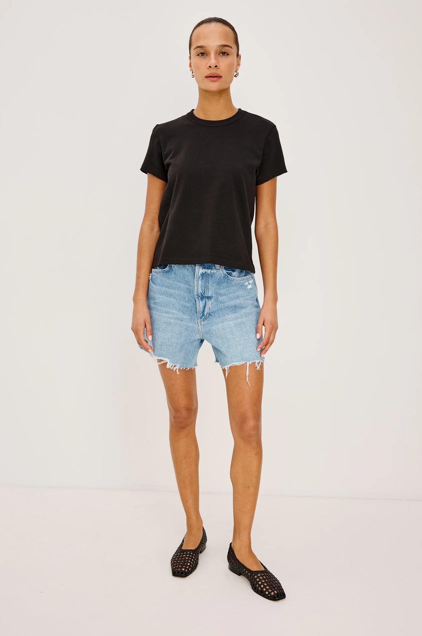 Girlfriend T-Shirt in Black