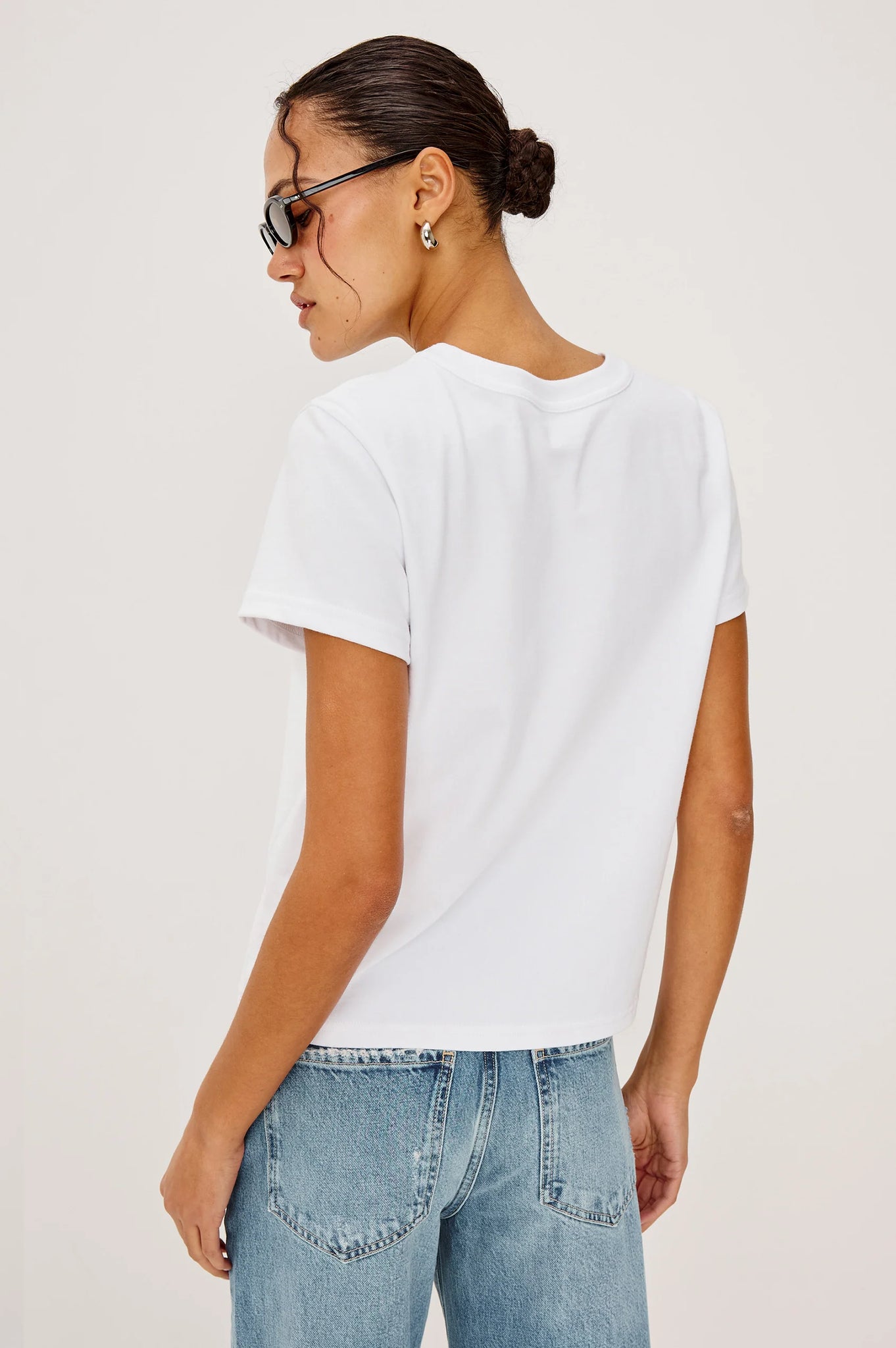 Girlfriend Tee in White