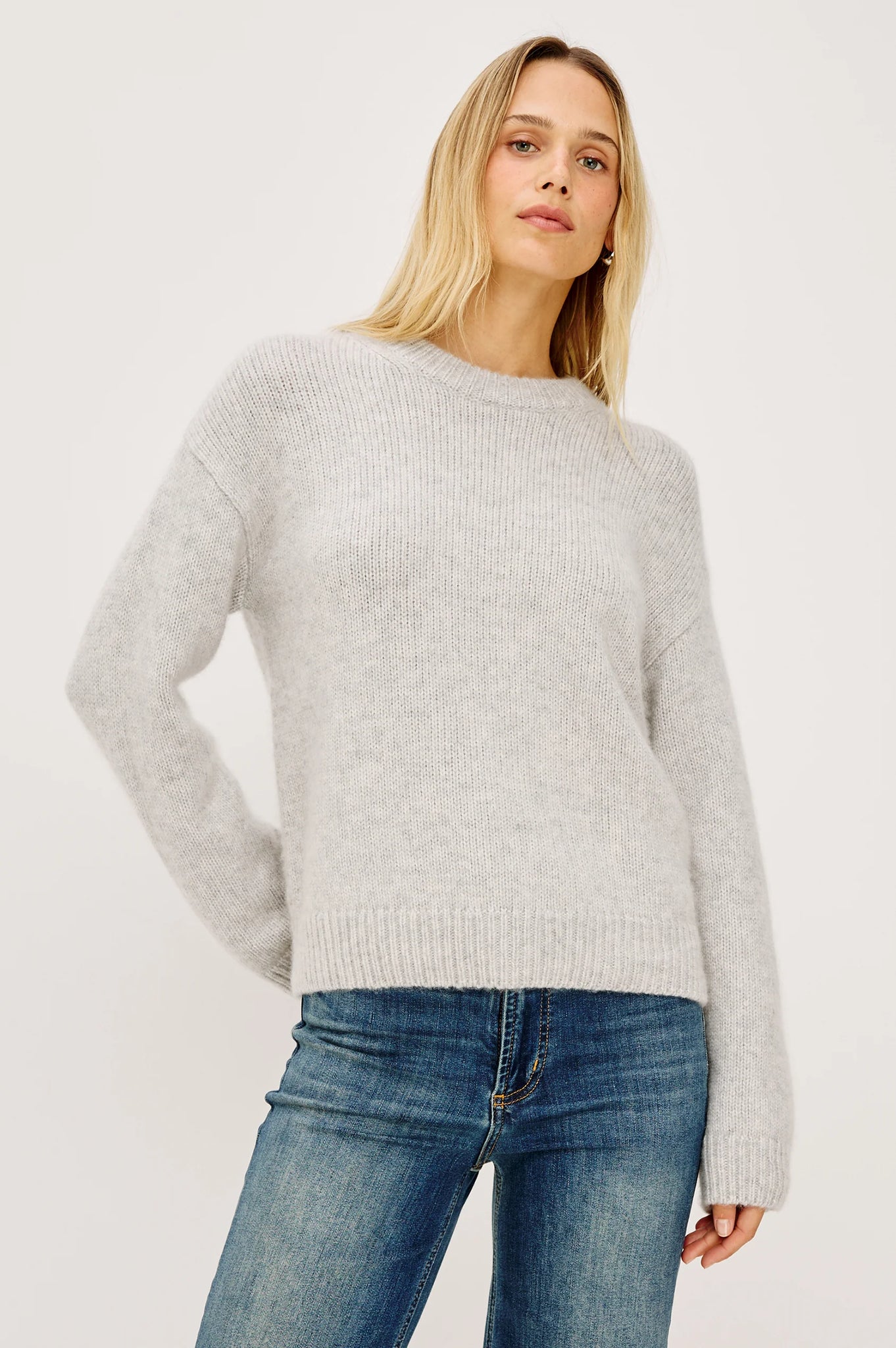 Helly Sweater in Heather Grey