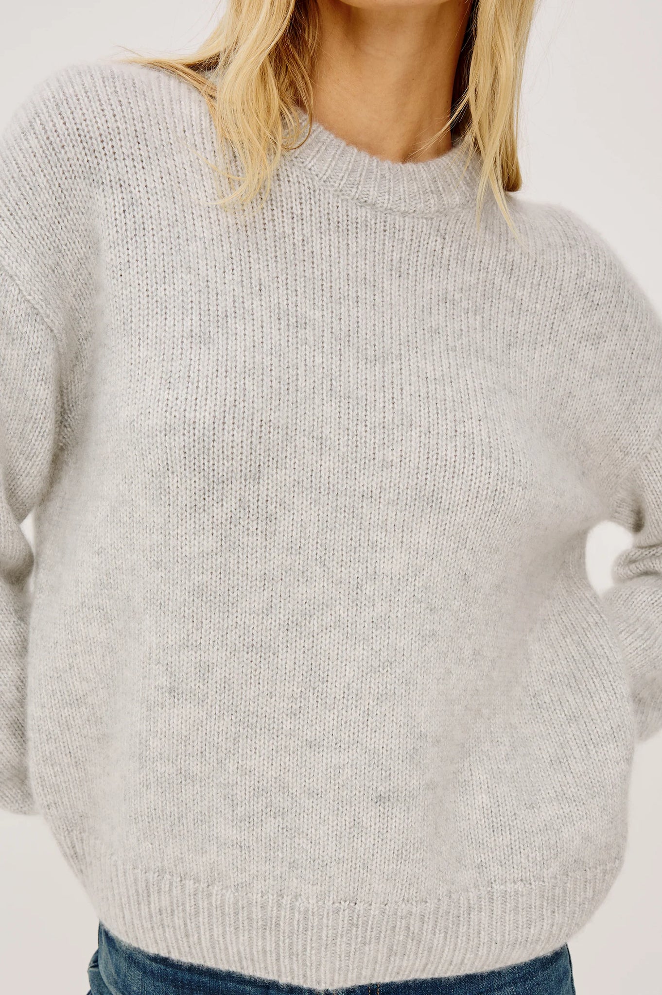 Helly Sweater in Heather Grey