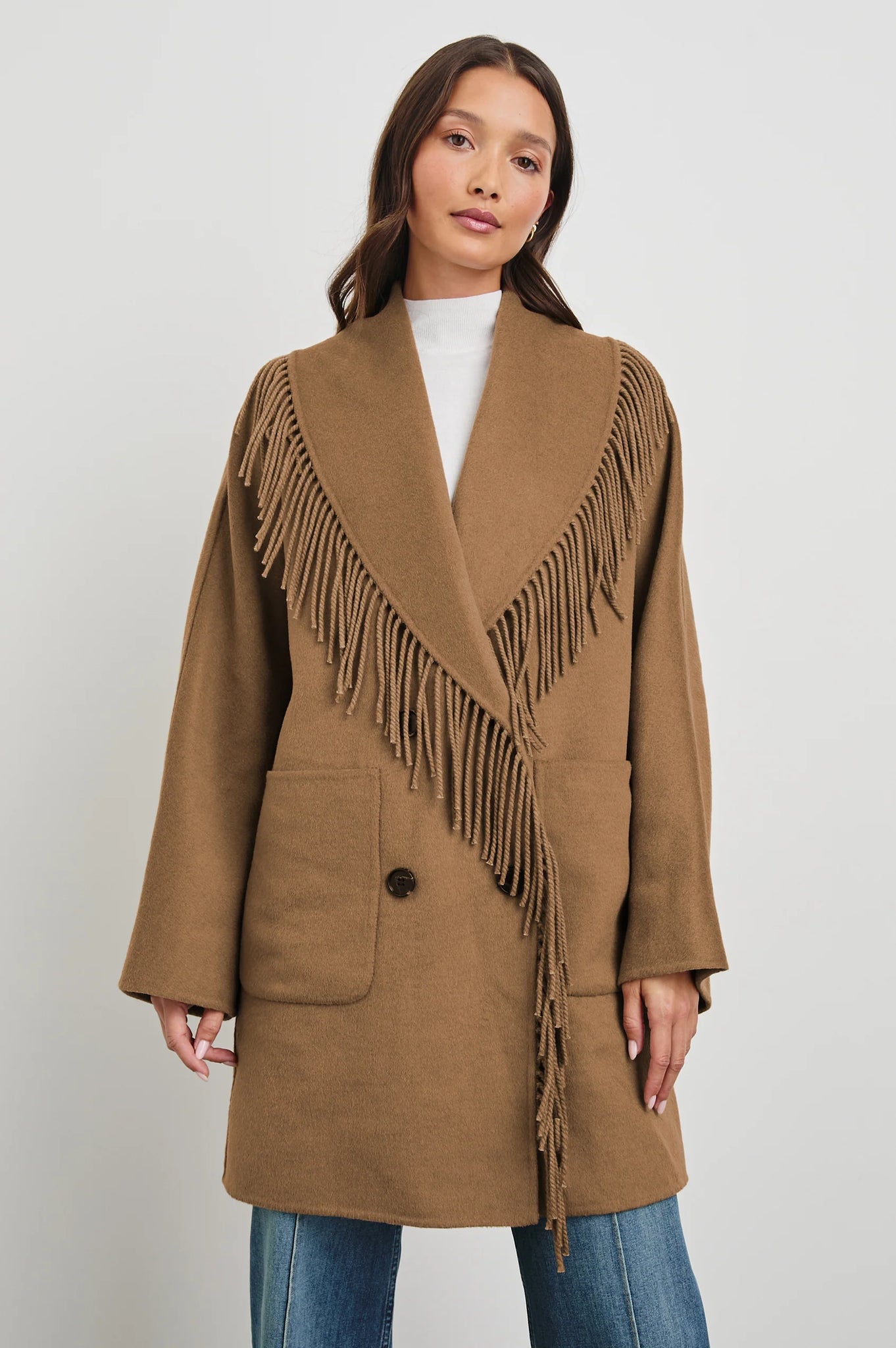 Hugo Coat in Camel