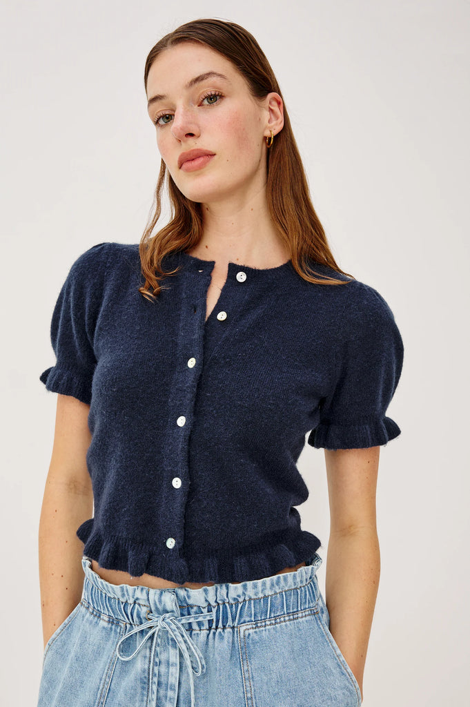 Lora Top in Navy
