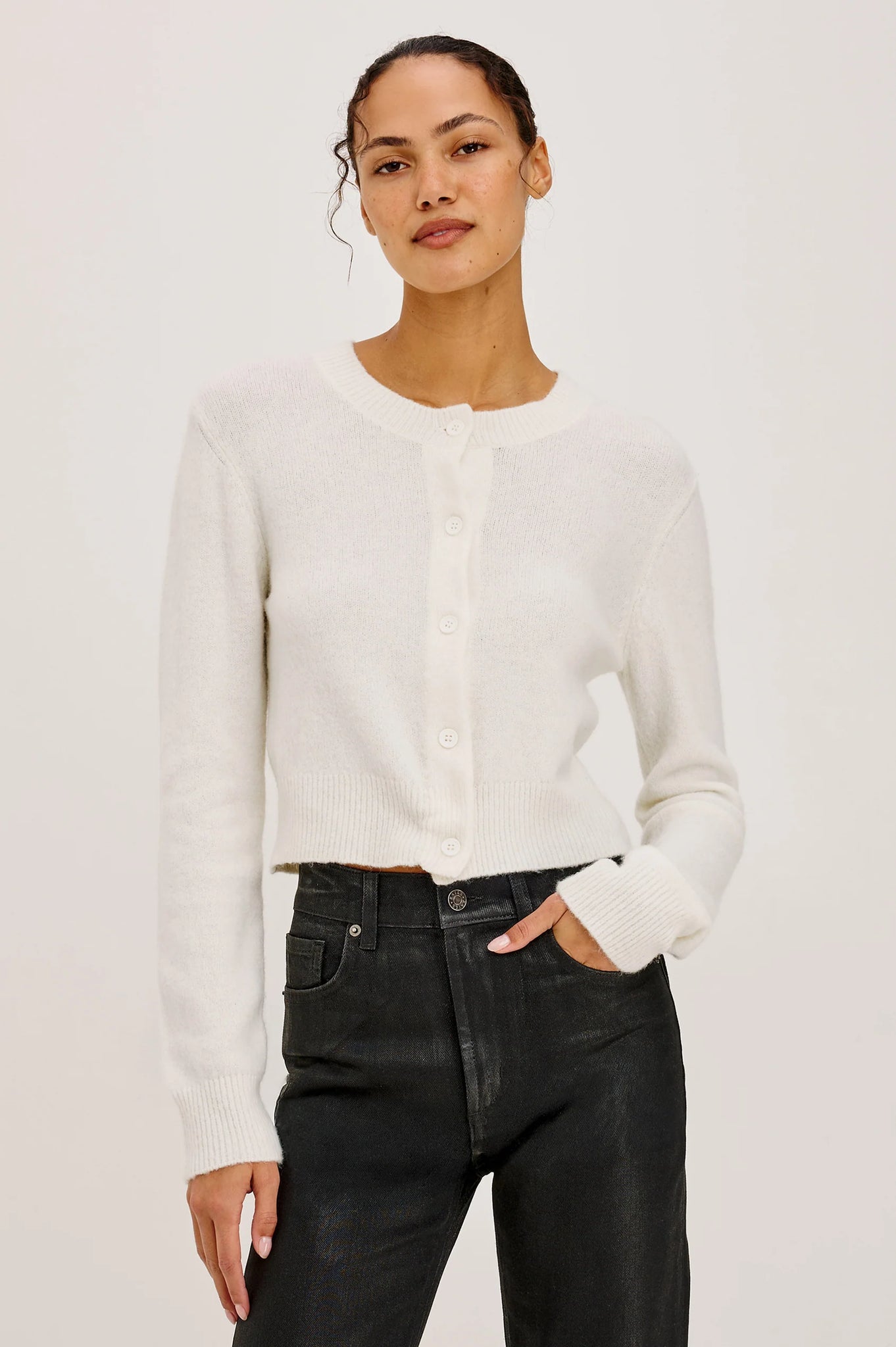 Matilda Cardigan in Ivory