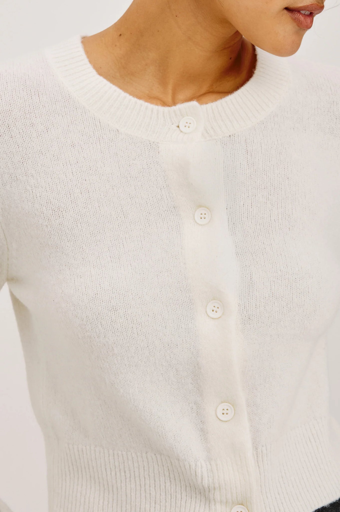 Matilda Cardigan in Ivory