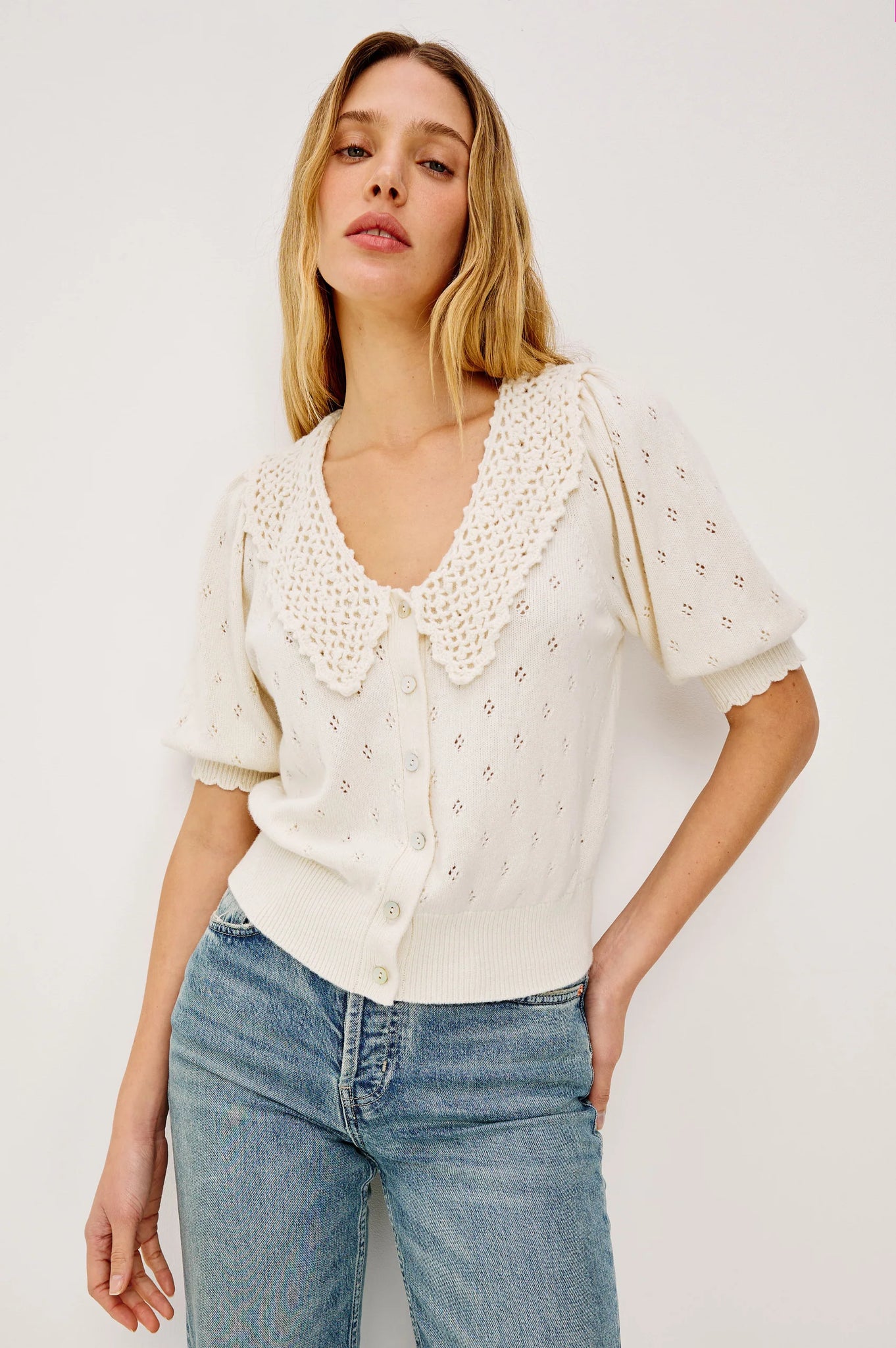 Mindy Top in Ivory