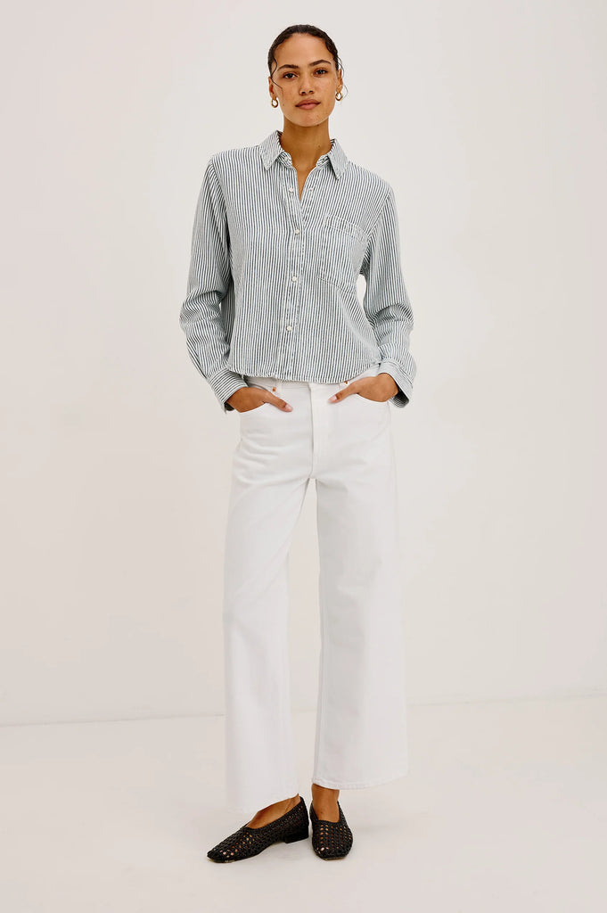 Noa Top in Railroad Stripe