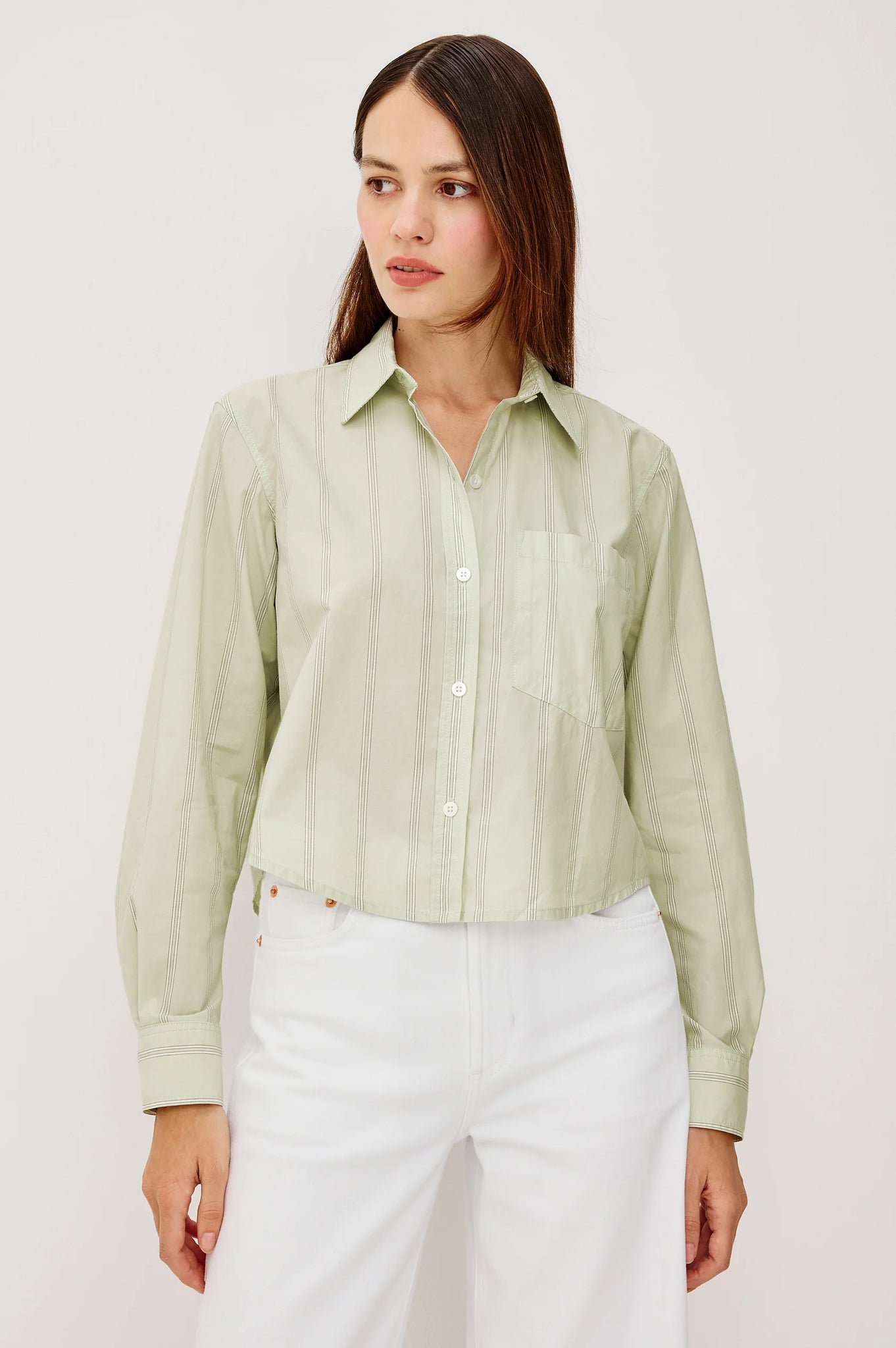 Ramy Shirt in Leon Stripe