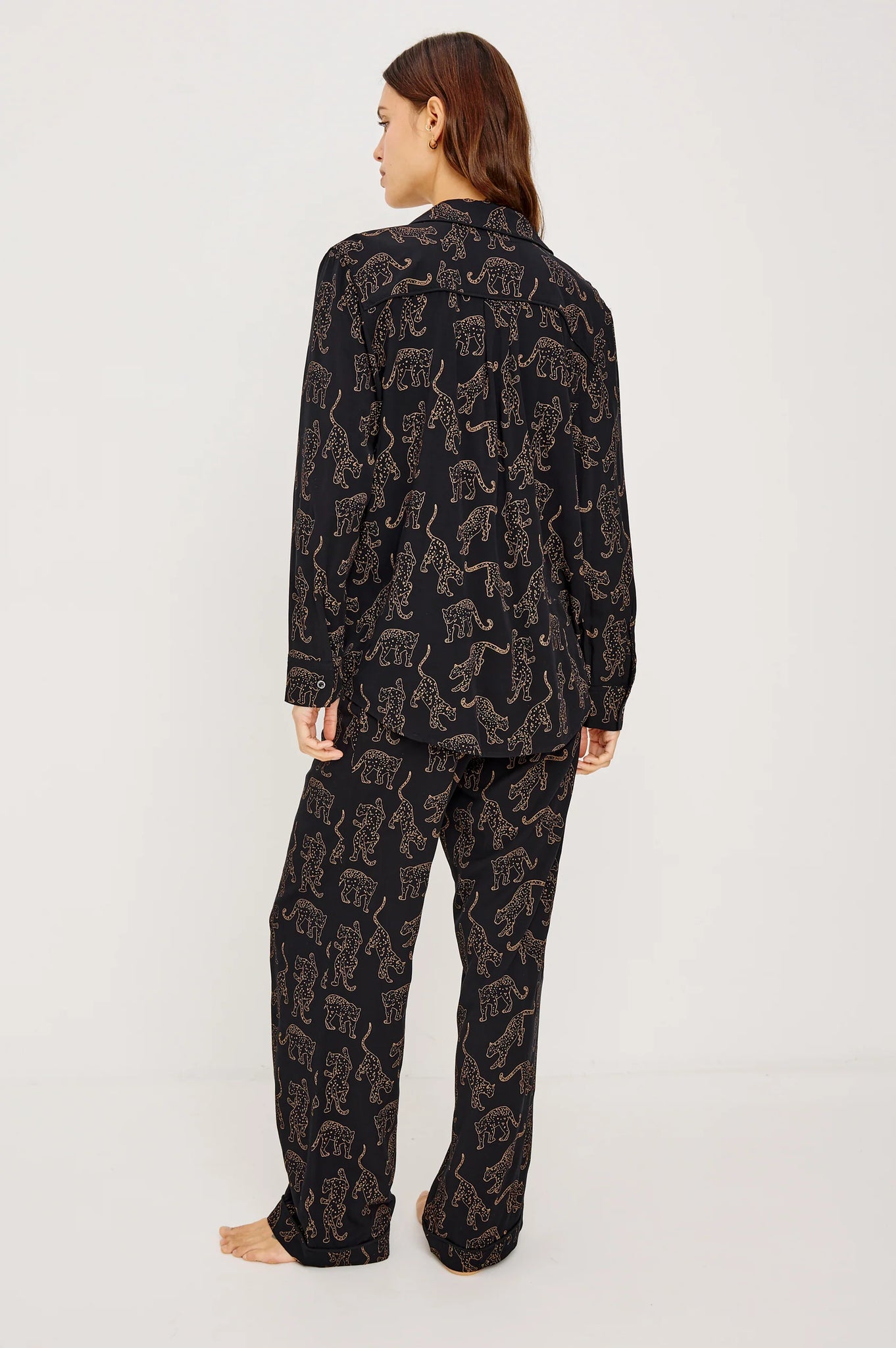 Varra Pajama Set in Tan Jaguars