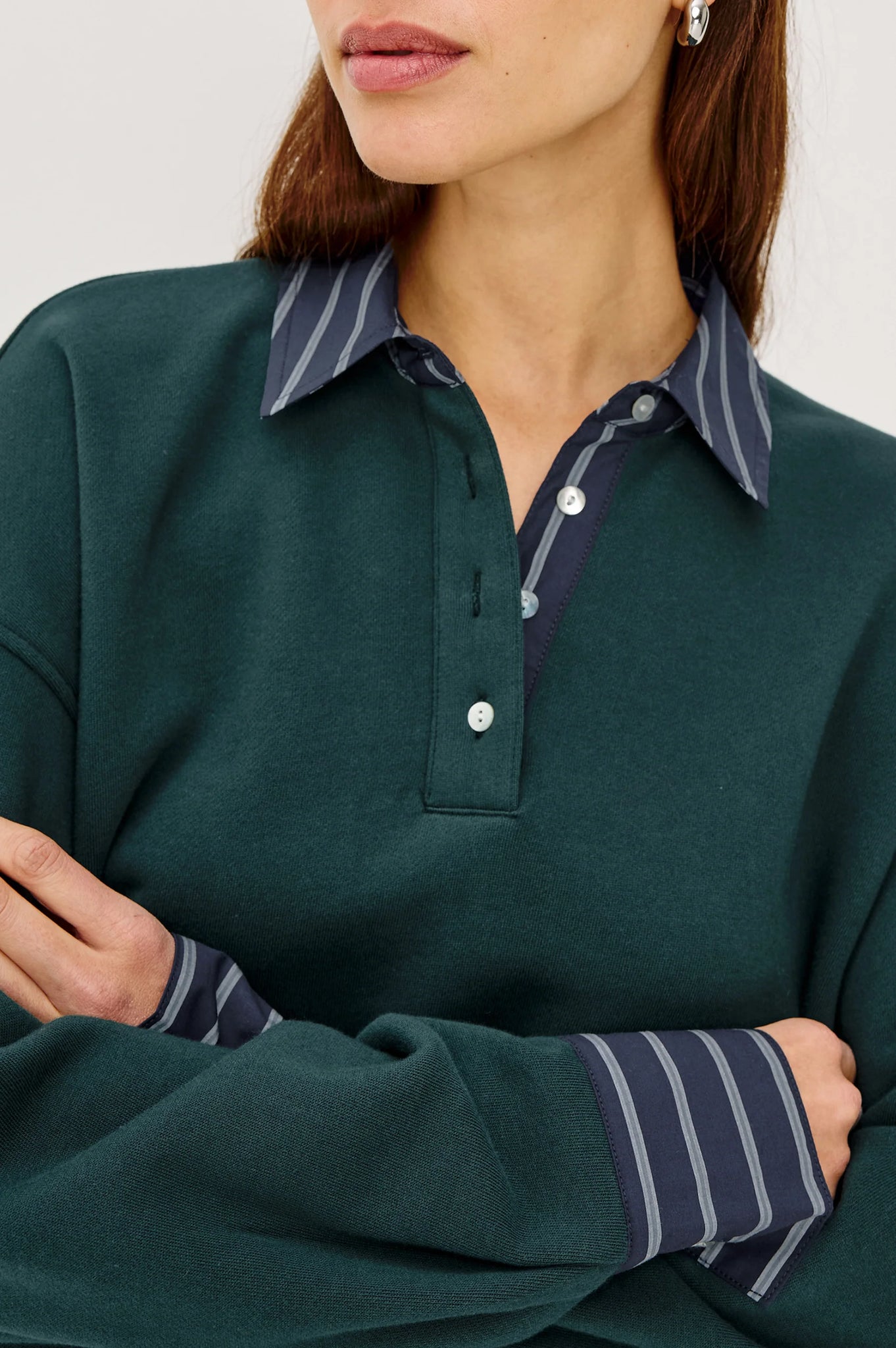 Zavier Sweatshirt in Forest