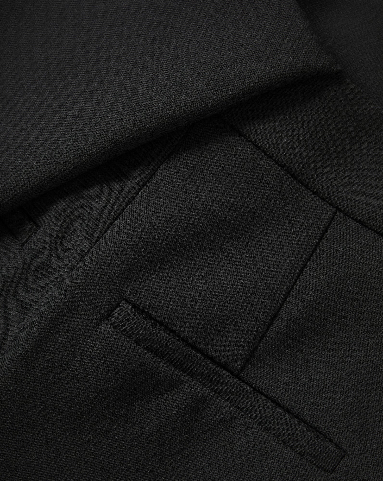 Renzo Clean Waistband Pant in Black