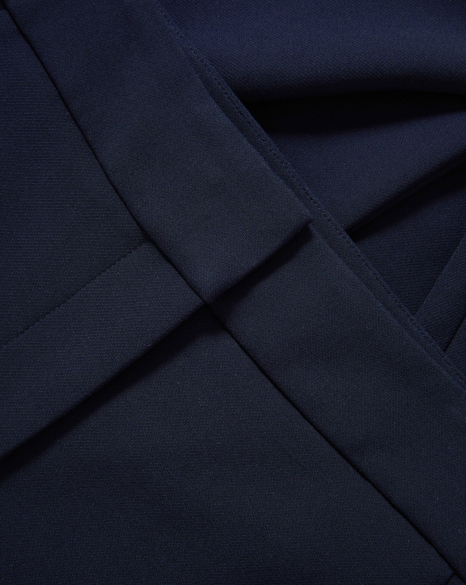 Renzo Clean Waistband Pant in Navy