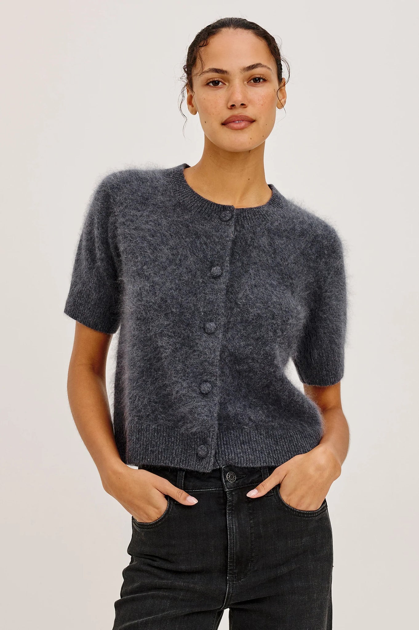 Roman Sweater in Charcoal