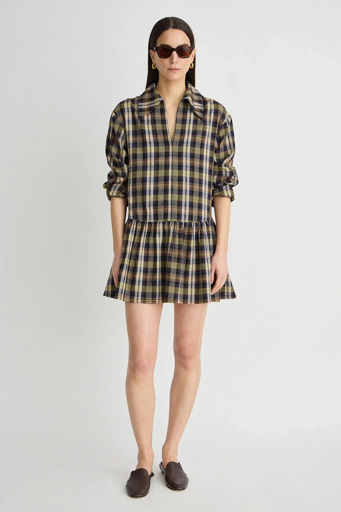 Romana Mini in Basket Weave Plaid