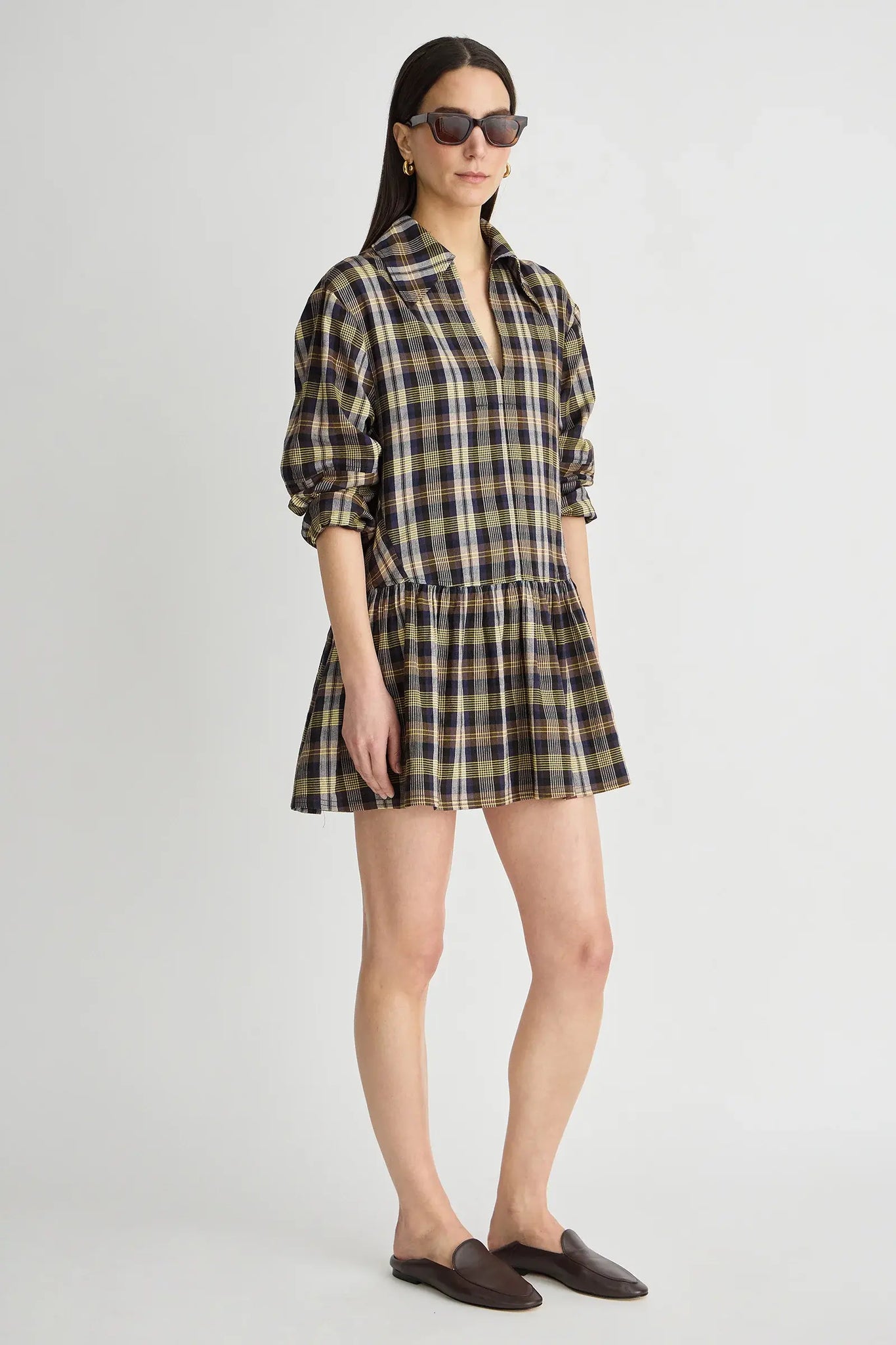 Romana Mini in Basket Weave Plaid