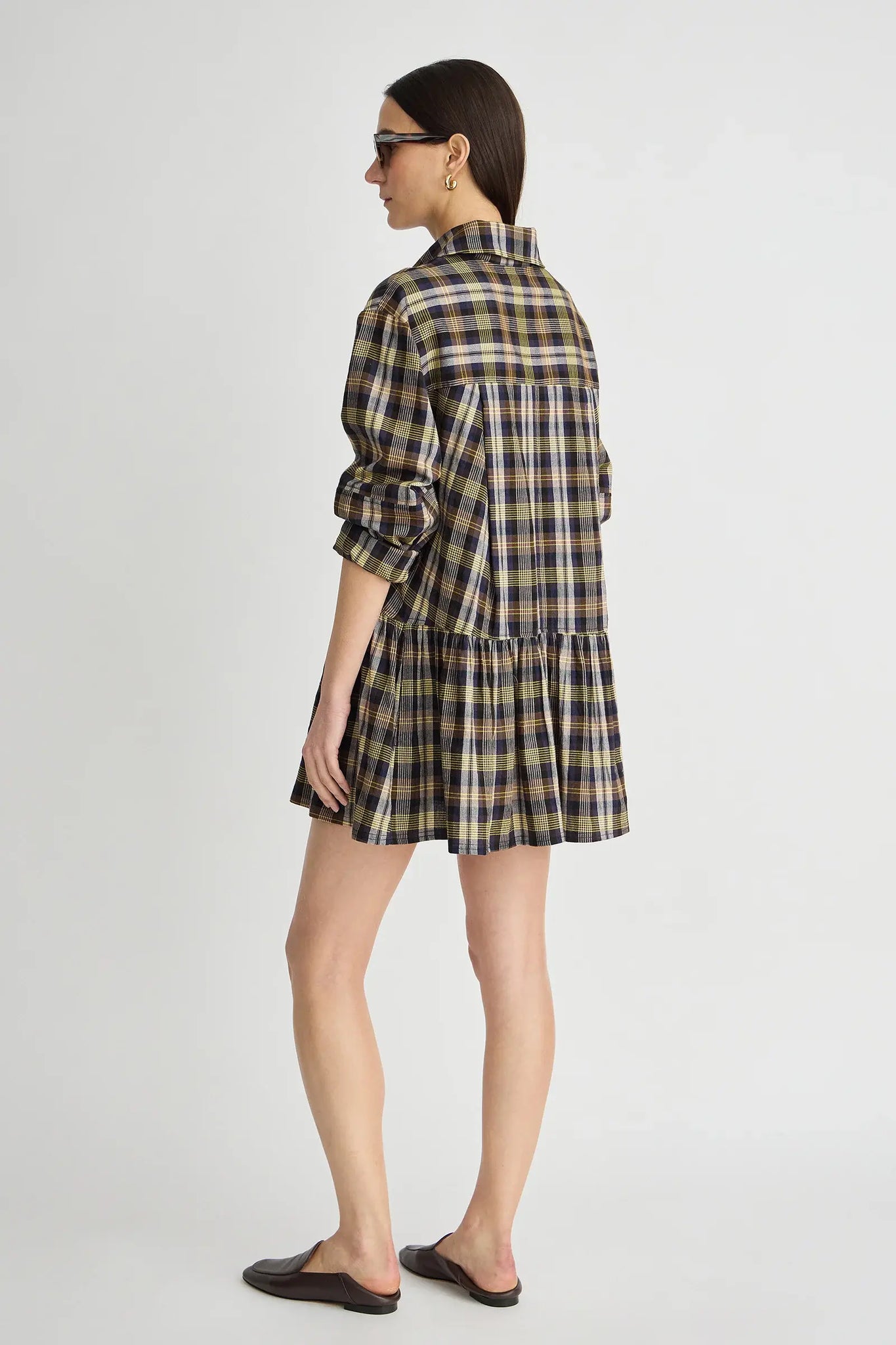 Romana Mini in Basket Weave Plaid