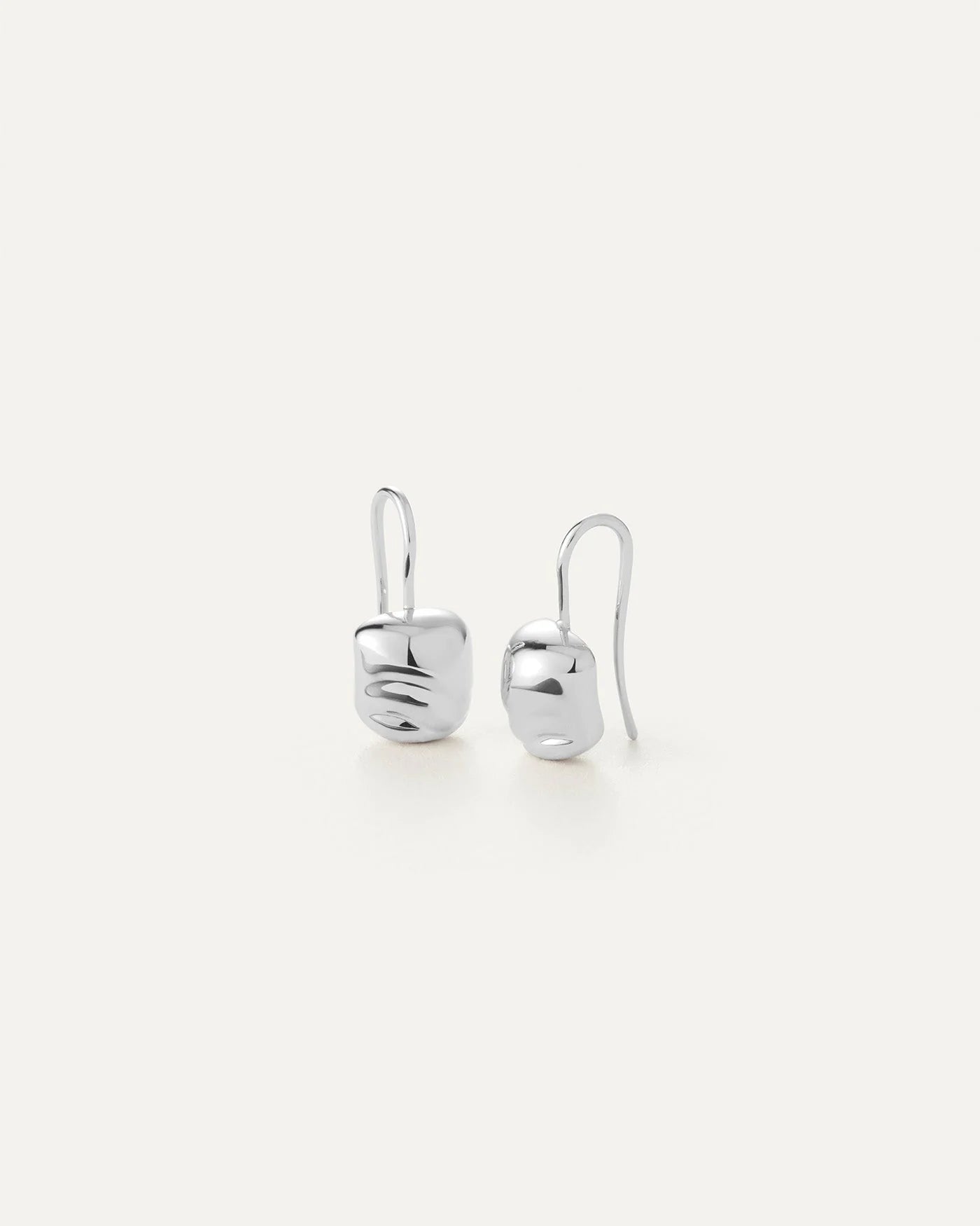Rue Drop Earrings in Silver