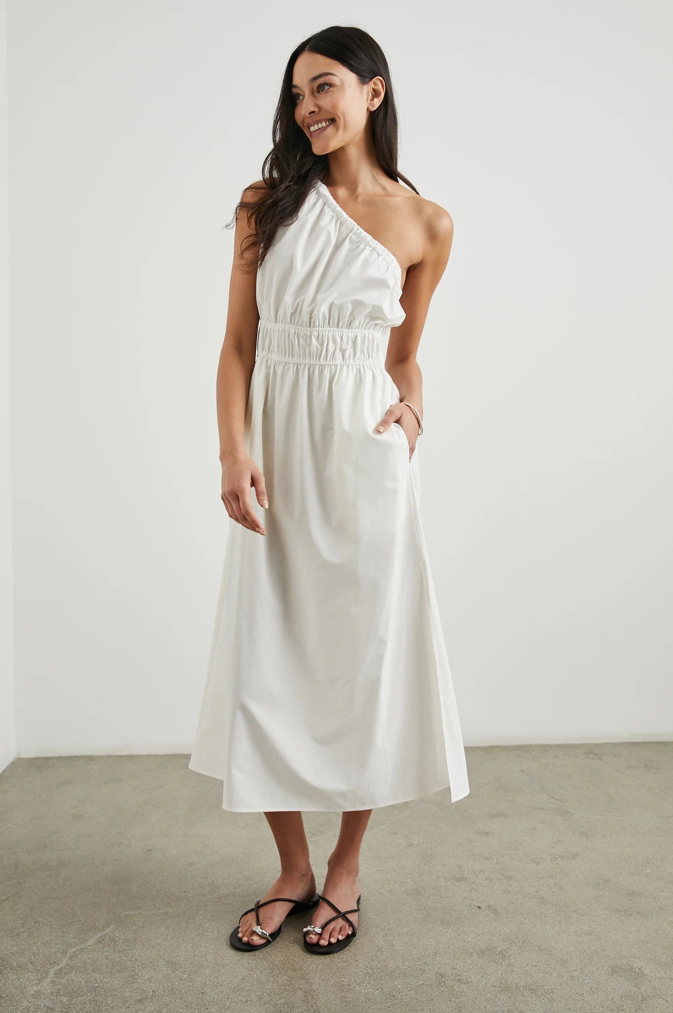 Selani Dress in White