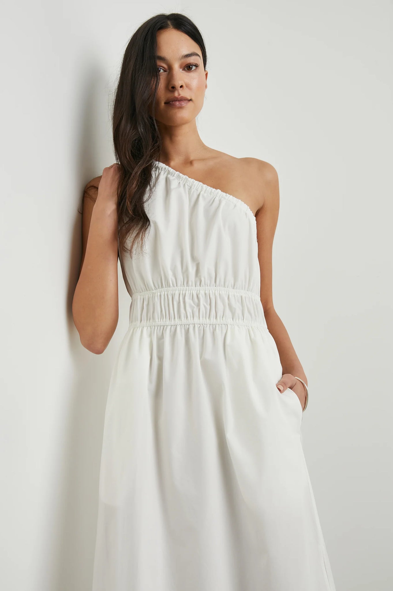 Selani Dress in White