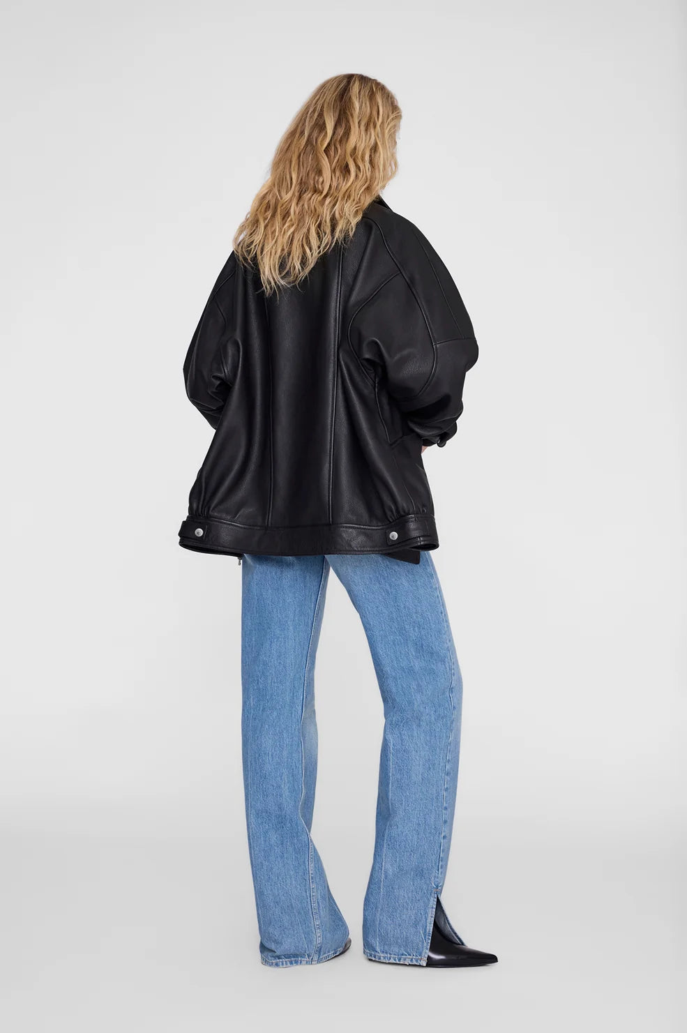 Sandy Jacket in Black Leather