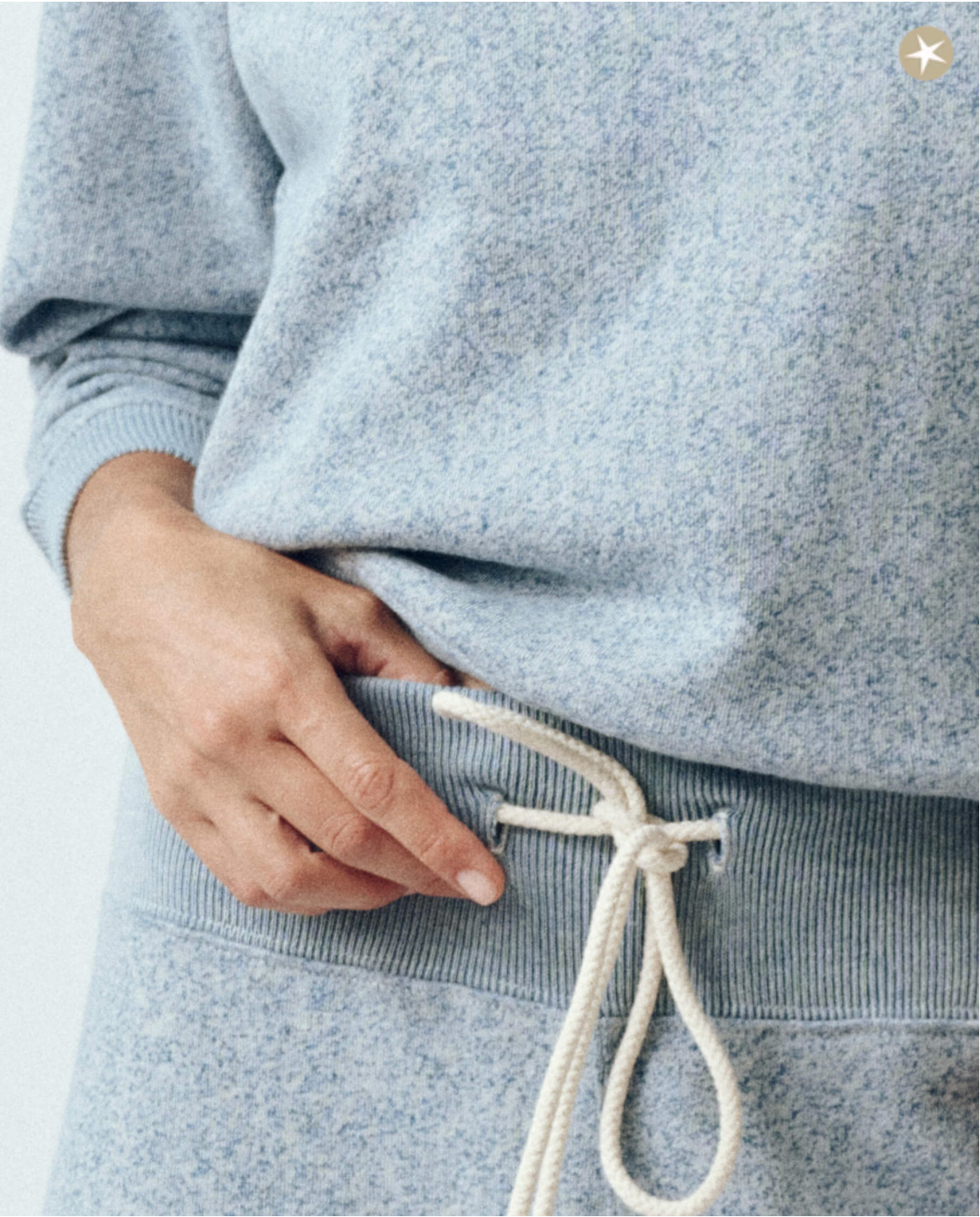 The Relay Sweatpant. Heathered Coastline Blue