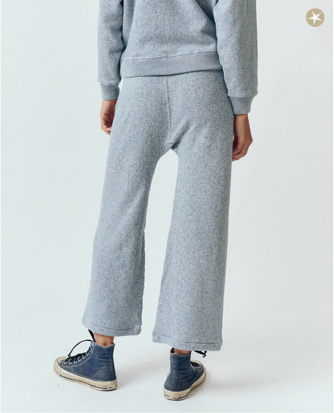 The Relay Sweatpant. Heathered Coastline Blue