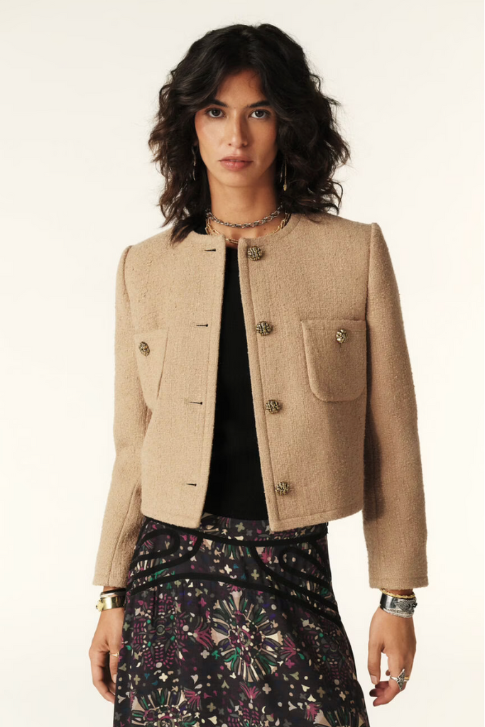 Meredith Jacket. Camel