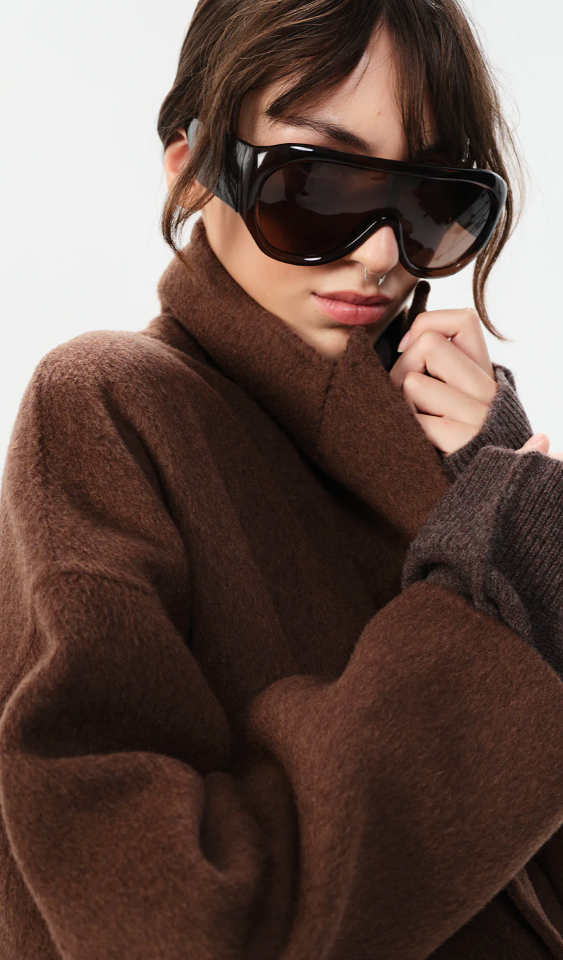 Padua Lionela Coat in Brown