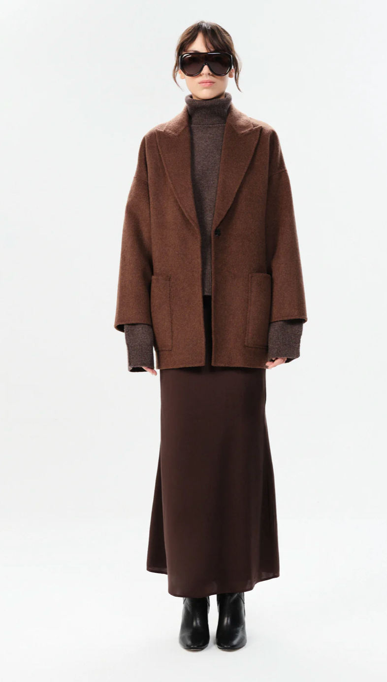 Padua Lionela Coat in Brown