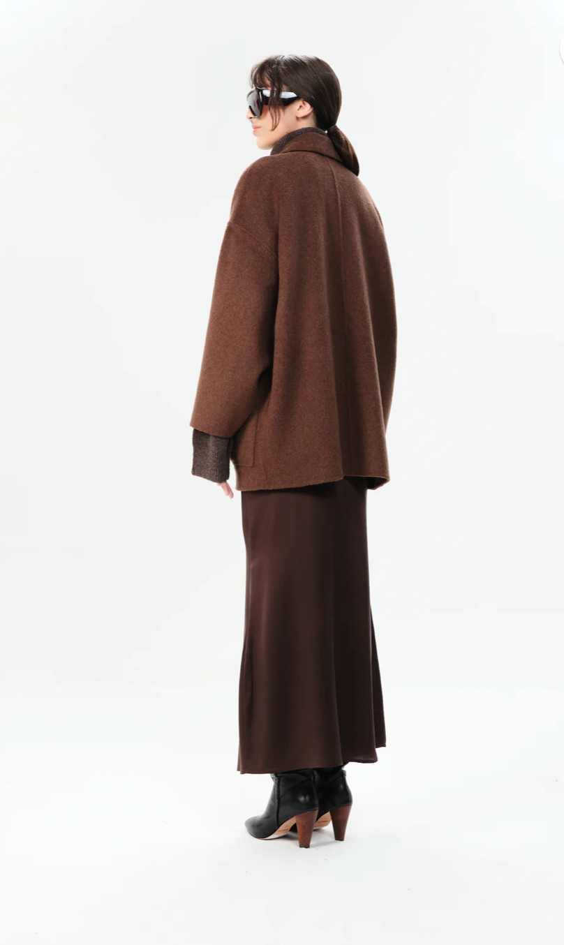 Padua Lionela Coat in Brown