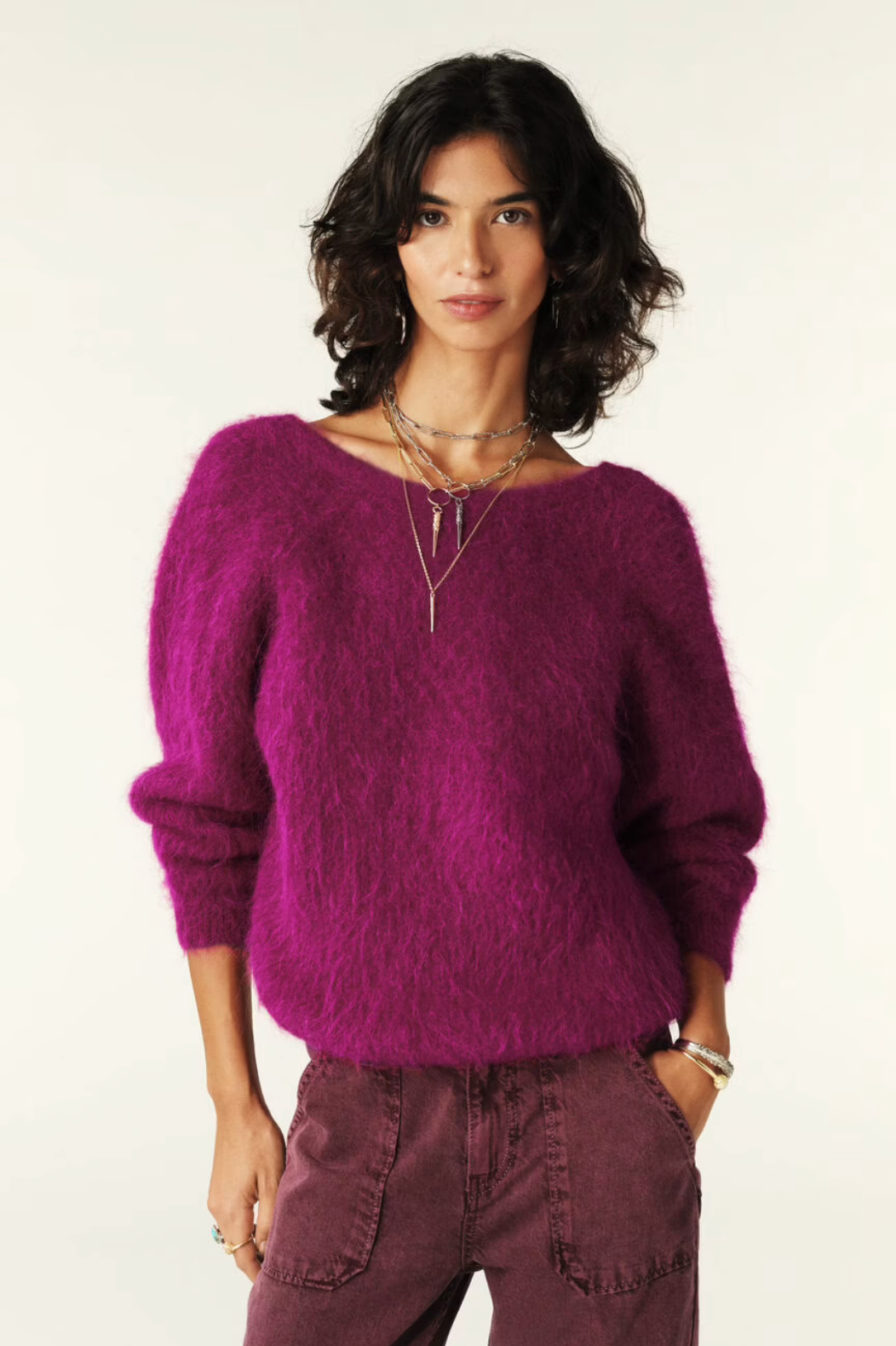 Fill Jumper. Fuchsia