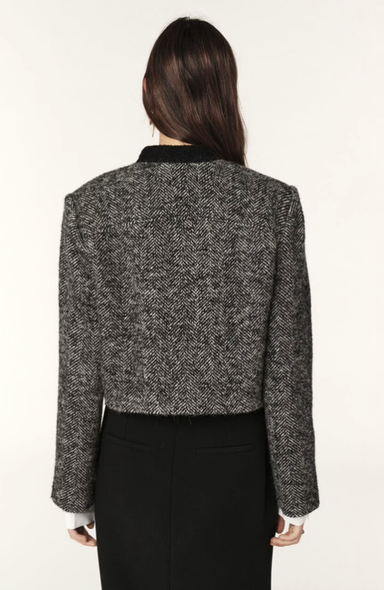 Talya Structured Jacket.  Anthracite