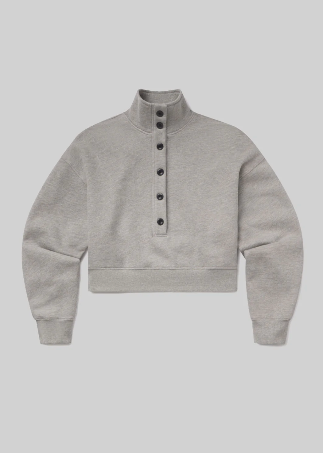 Mirelle Funnel Neck in Heather Grey