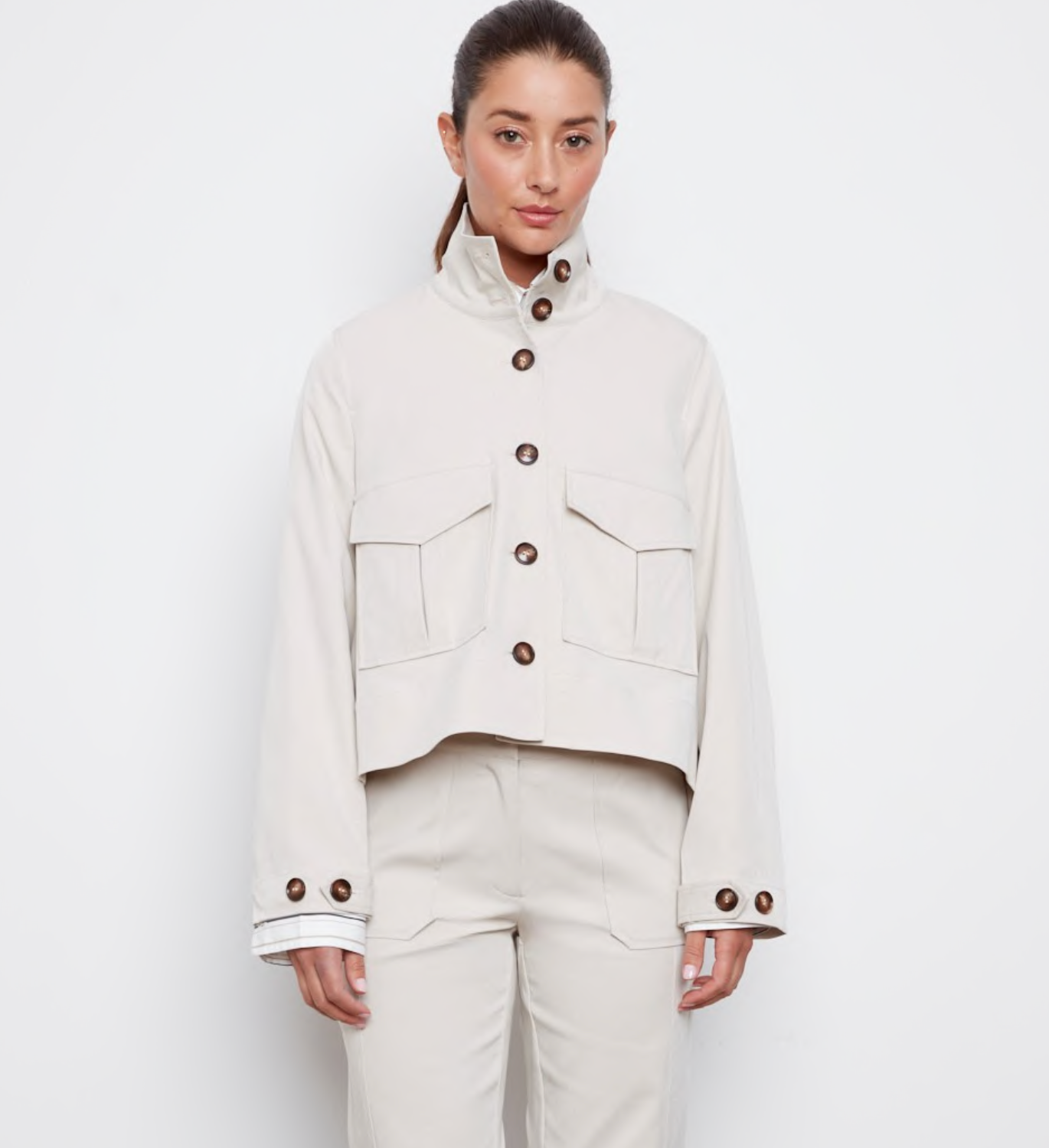 Celine Jacket in Dark Olive