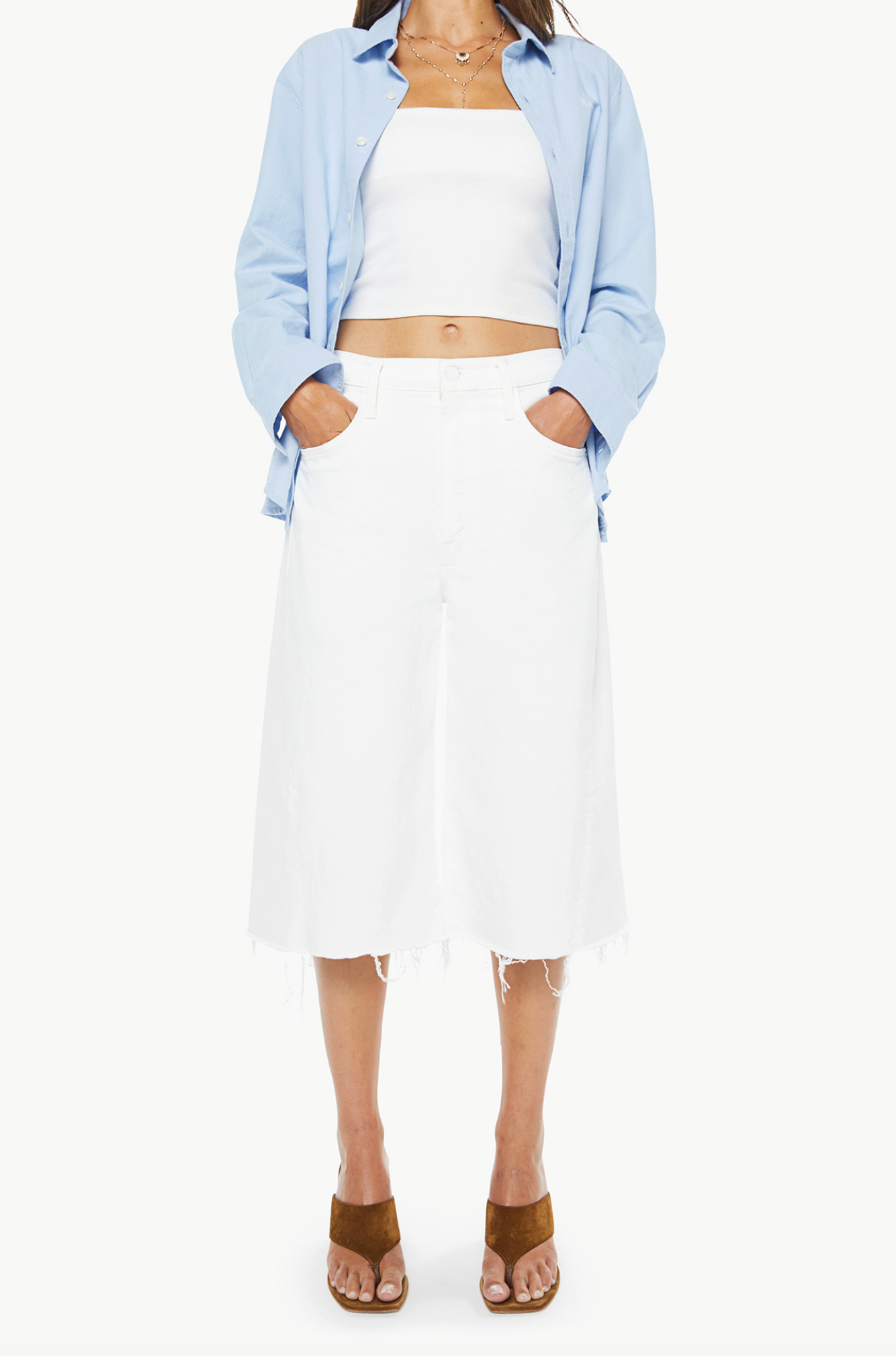 The Whole Lot Zip Twist Fray in Totally Innocent