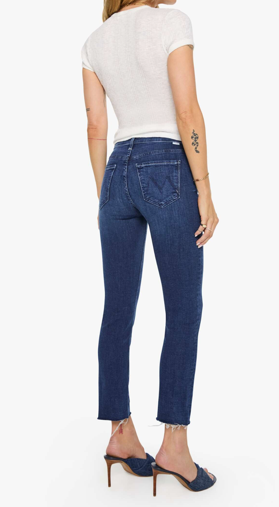 The Mid Rise Dazzler Ankle Fray in Fancy Meeting You Here