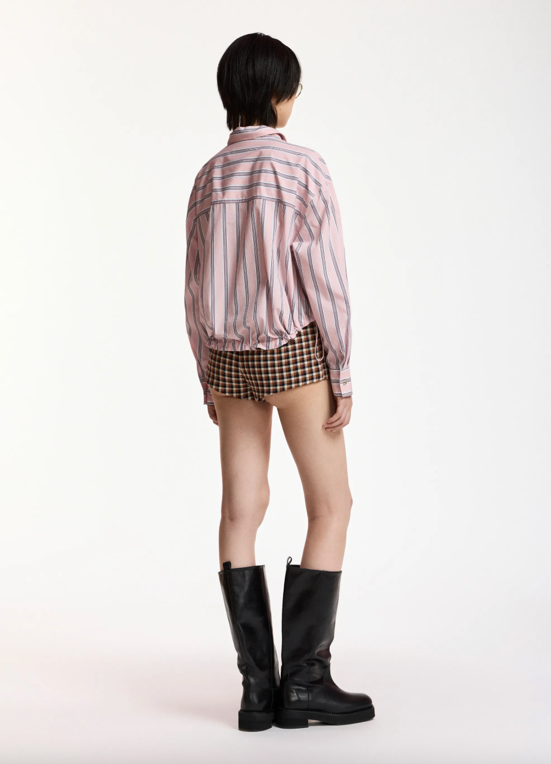 Kabu Cropped Shirt in Sky