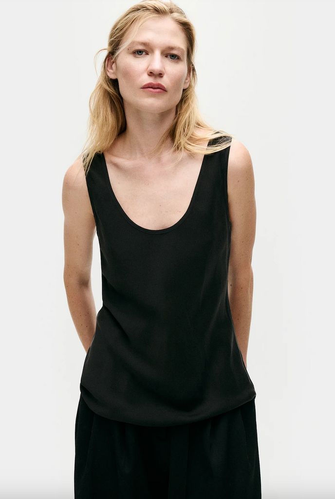 Scoop Neck Tank in Storm