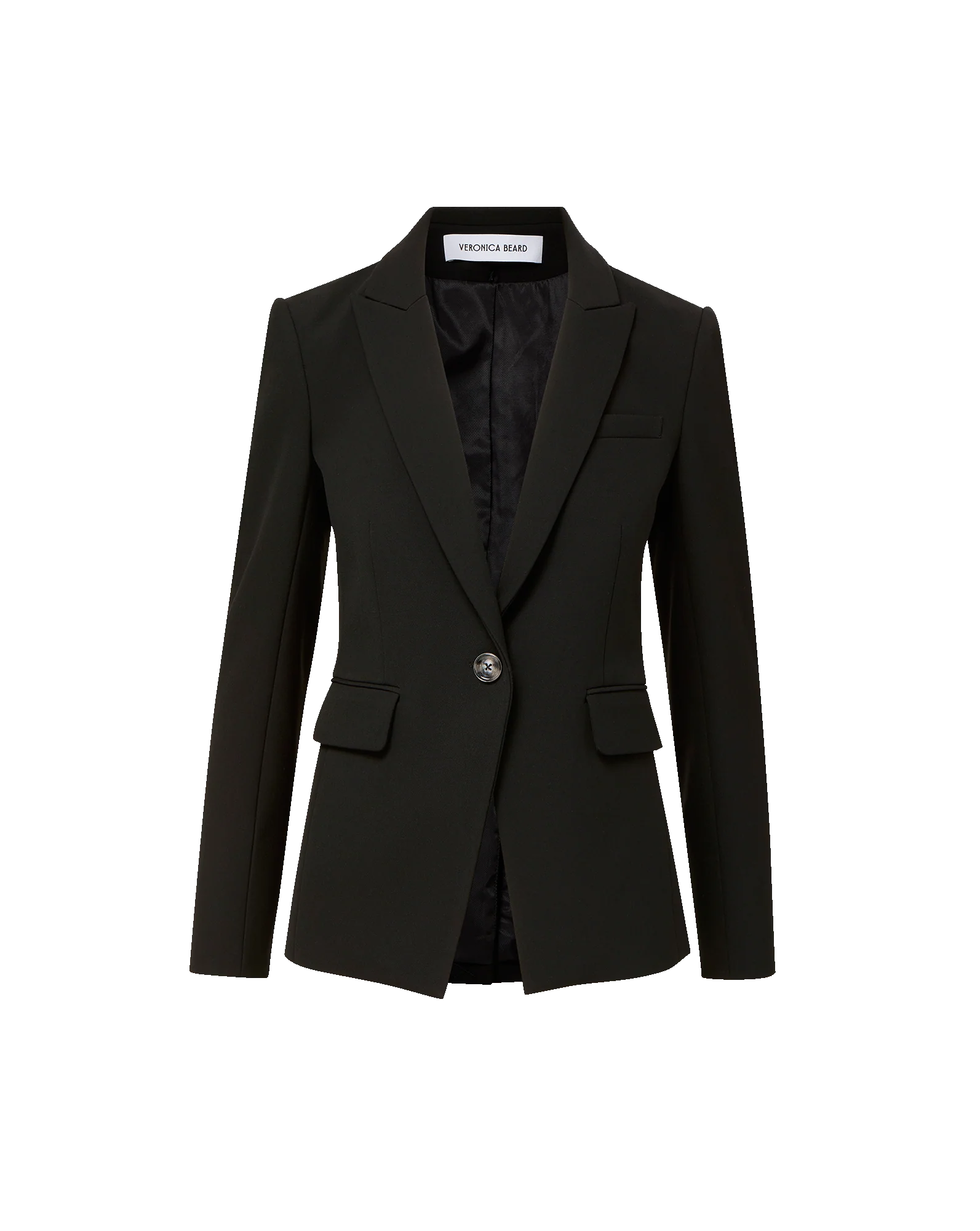 Single Breasted Miller Dickey Jacket in Black