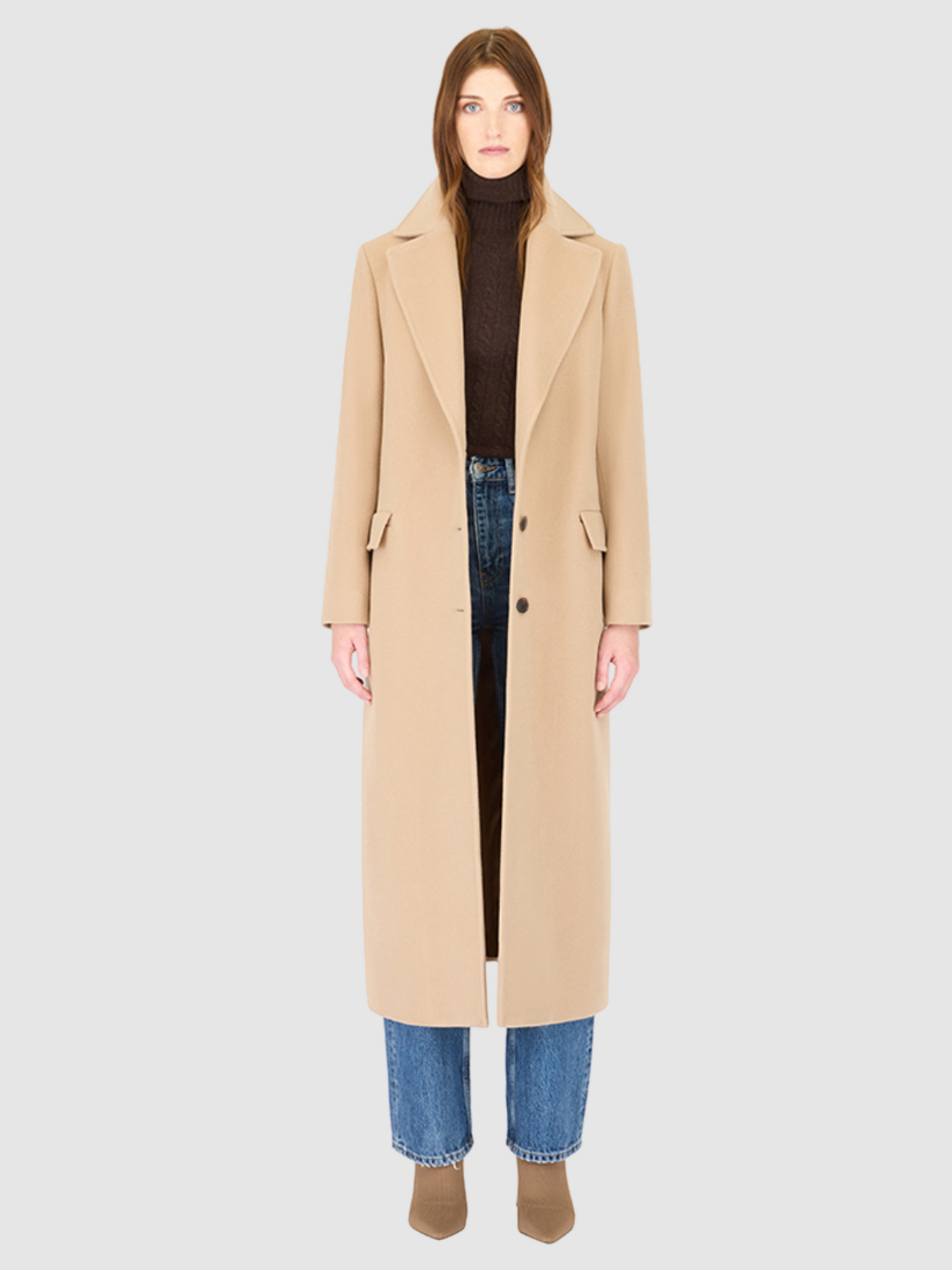 Skylar Coat in Camel