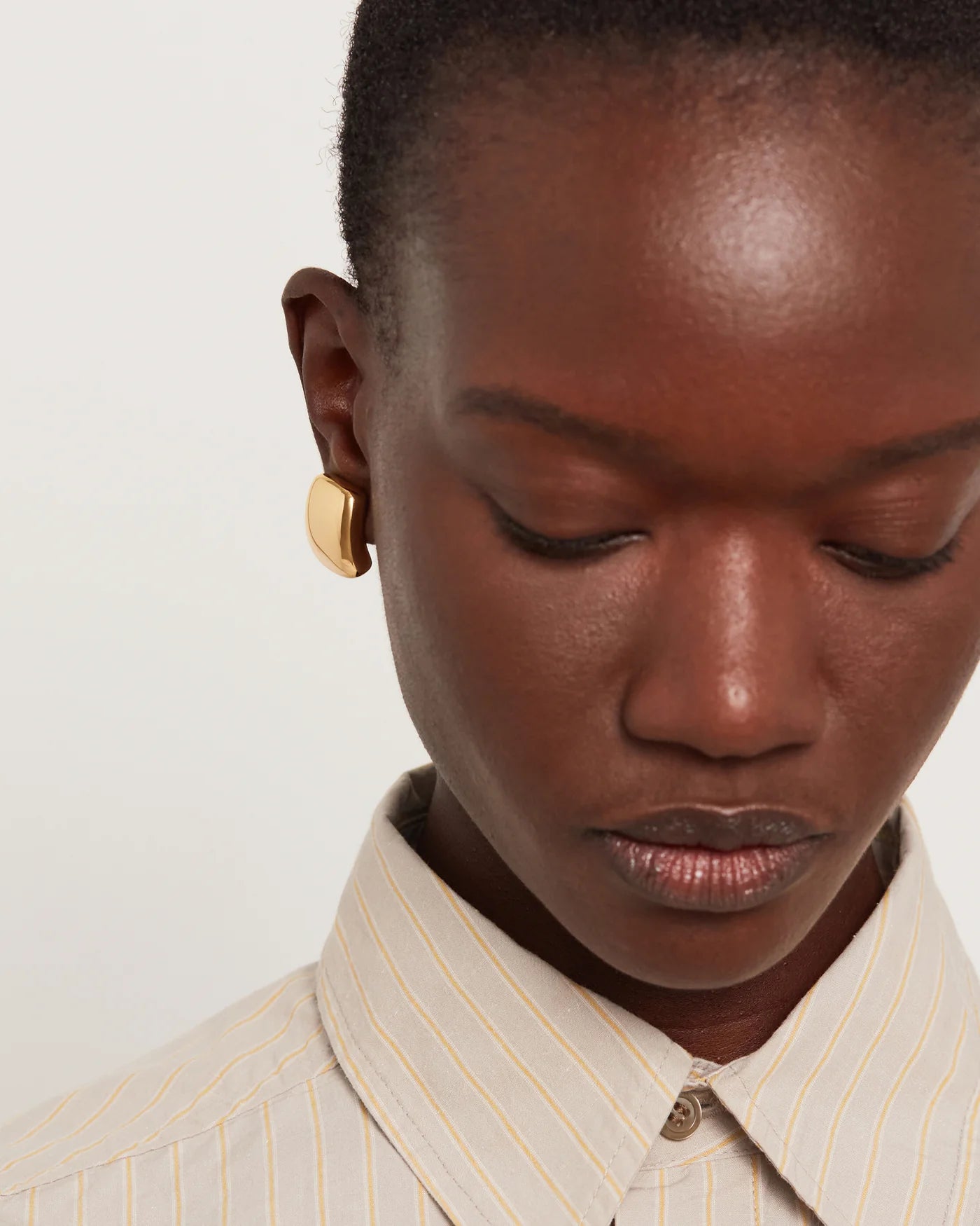 Small Tate Earrings in Gold
