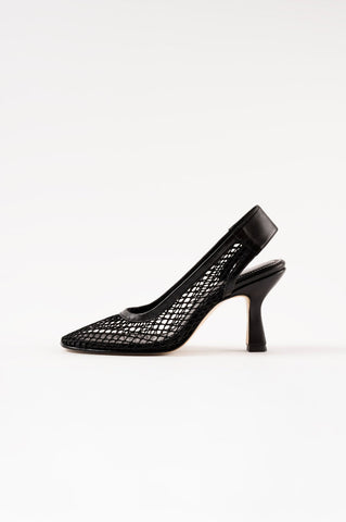 Beatriz Black Resille Pumps