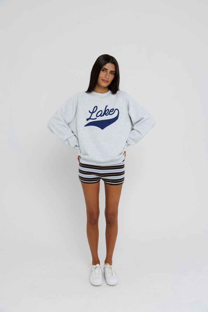 Lake Raglan Sweatshirt in Heather Ash