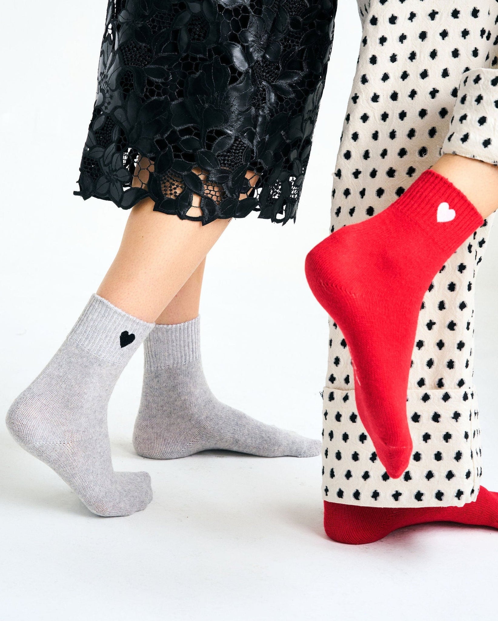 Sweetheart Socks in Cerise